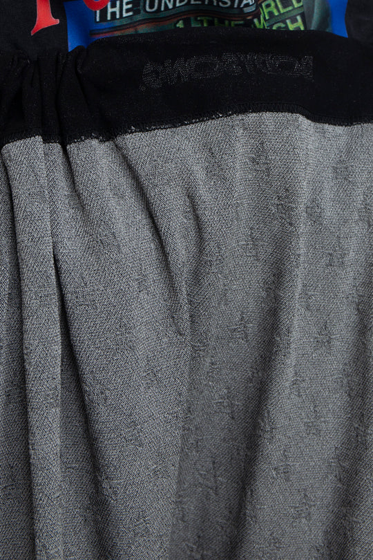 REVERSIBLE SEAMLESS "GALAXY" PANTS BLACK