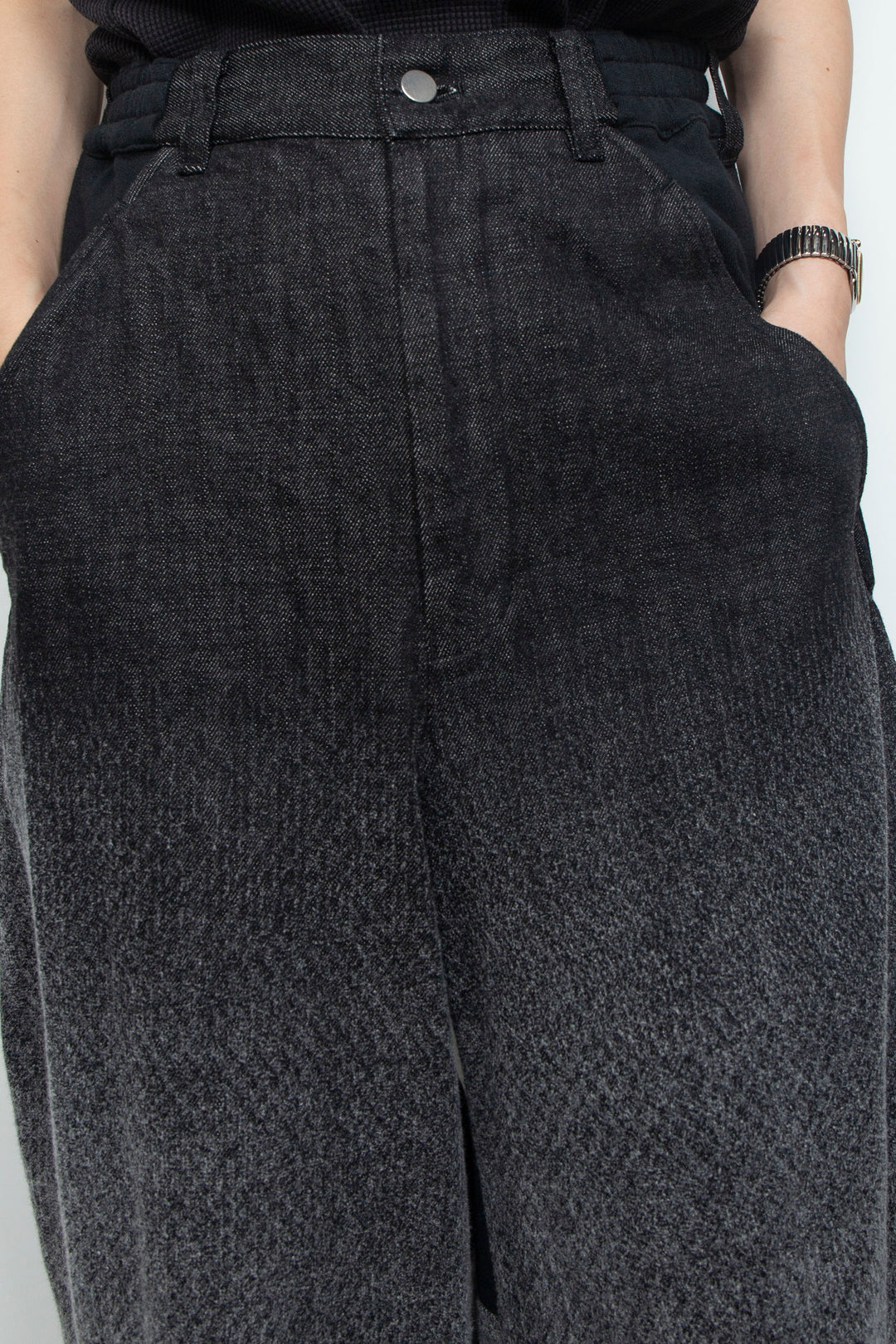 LB26AW-PT10-NDD BLACK DENIM