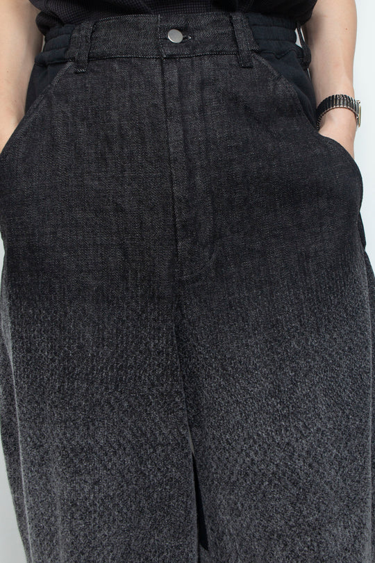 LB26AW-PT10-NDD BLACK DENIM