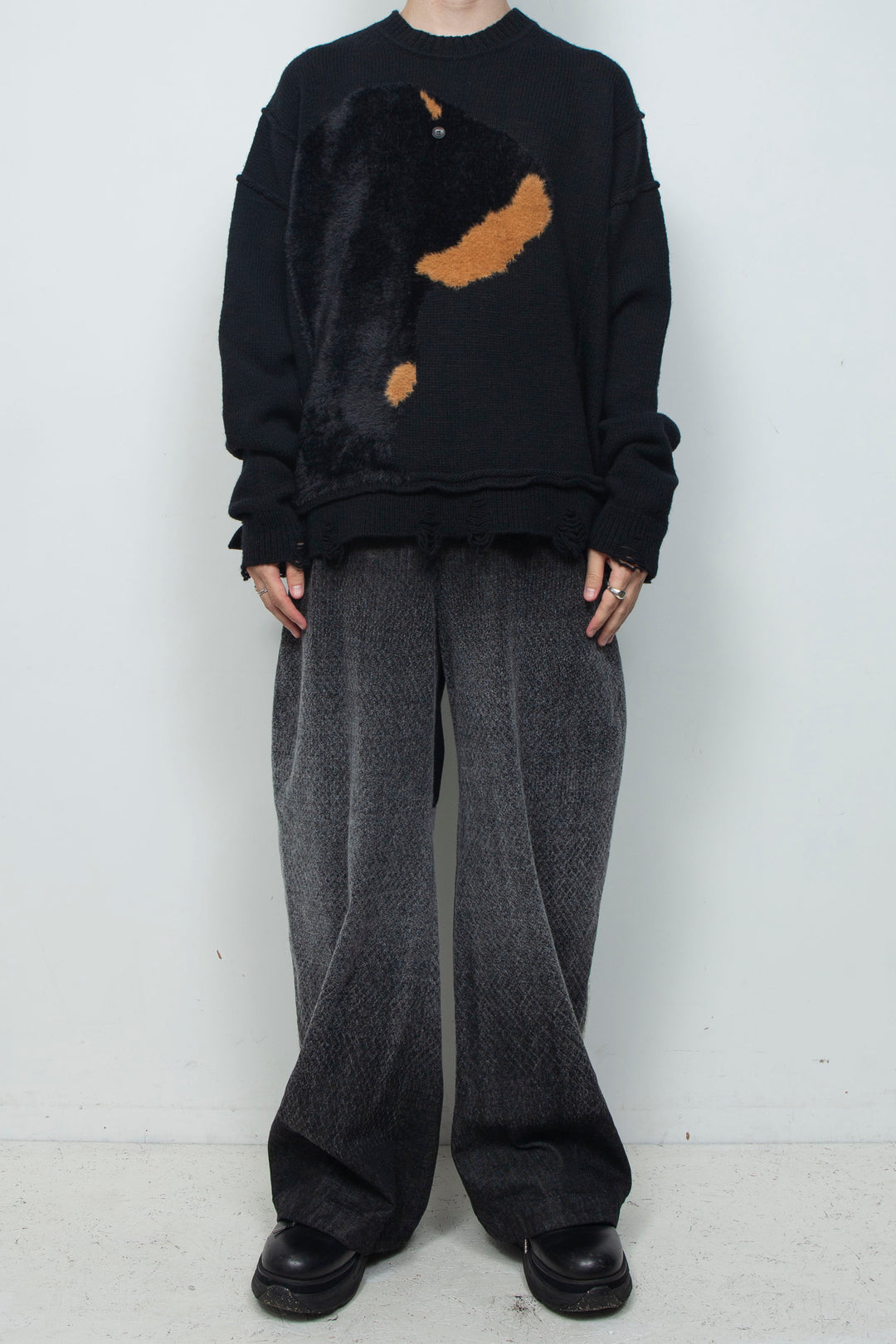 LB26AW-PT10-NDD BLACK DENIM