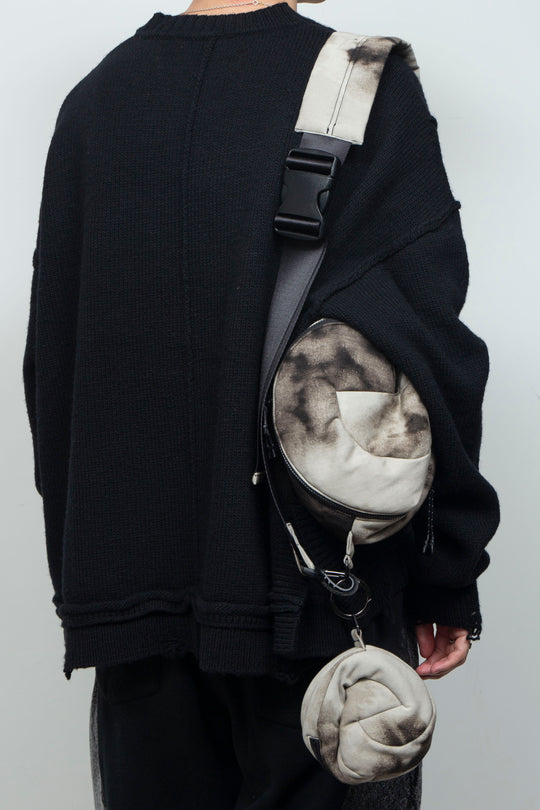 LB26AW-BAG01-MORB BLACK BLEACHED