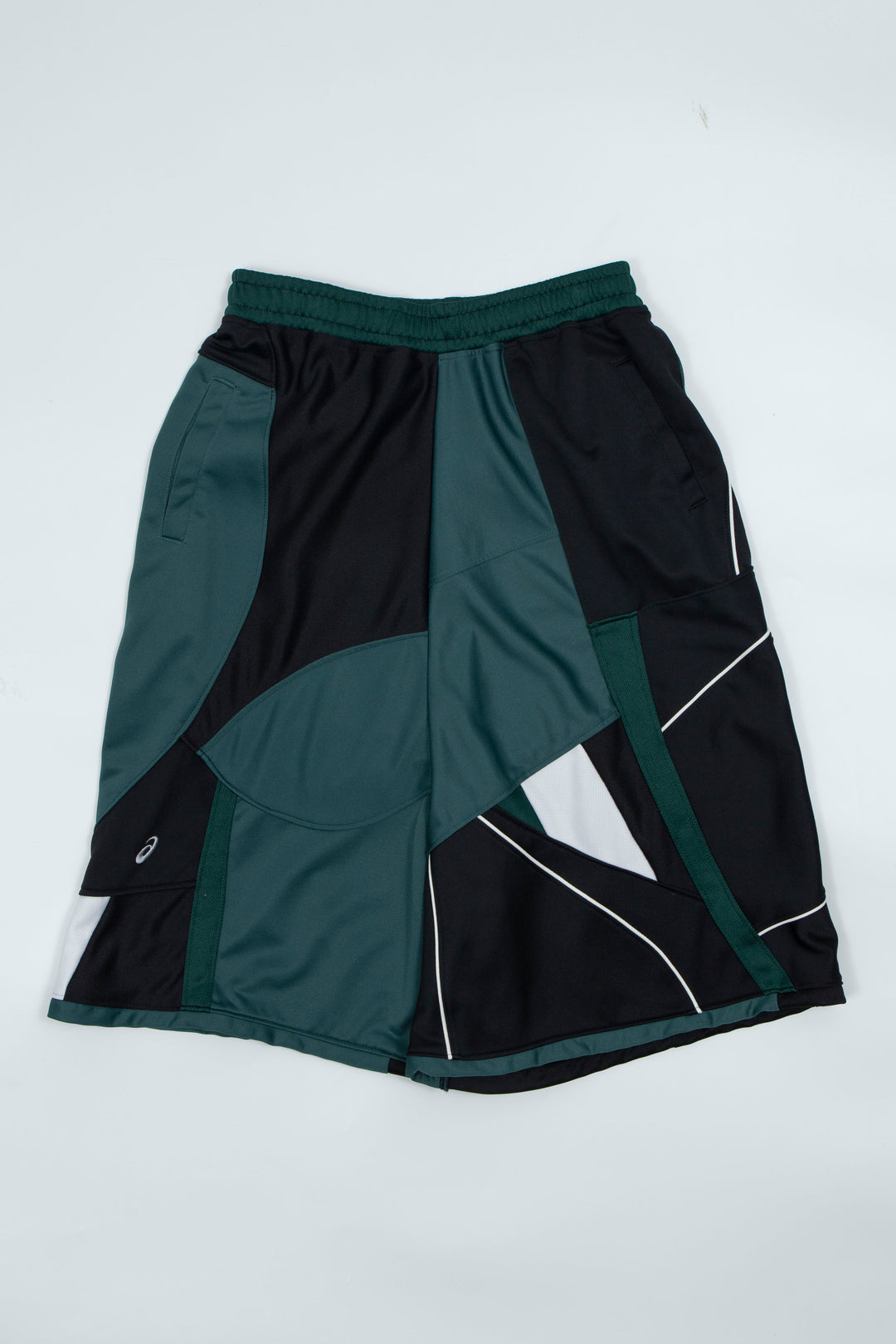 Baggy Shorts Green x Black