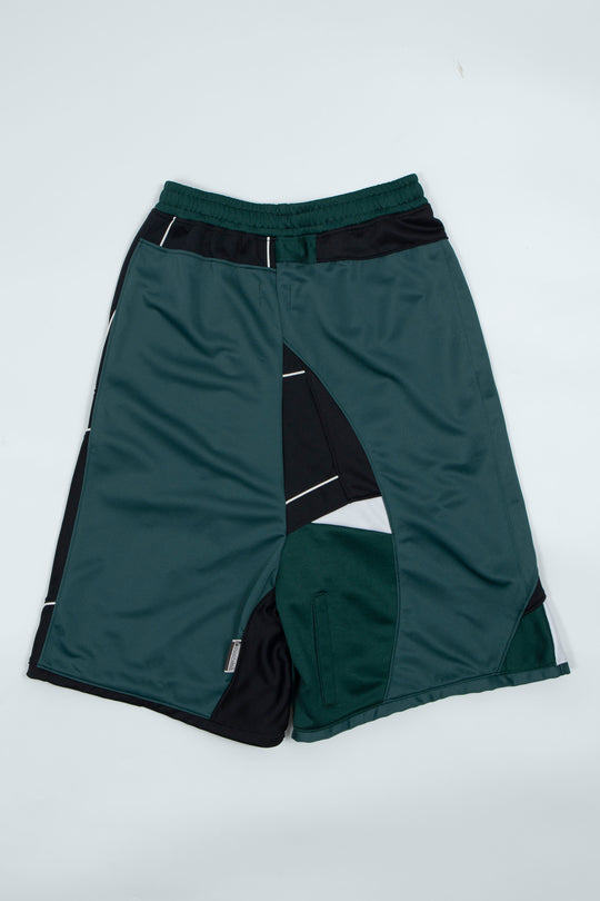 Baggy Shorts Green x Black