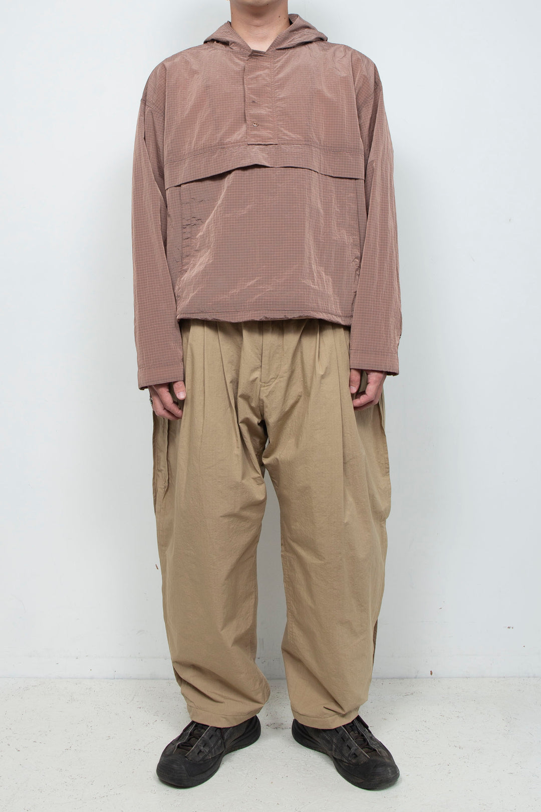 3tuck Big Balloon Pants Beige