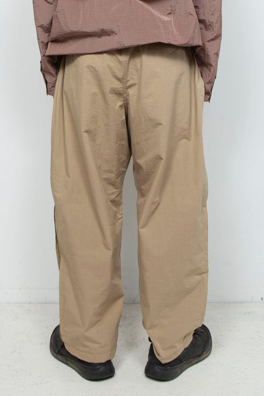 3tuck Big Balloon Pants Beige