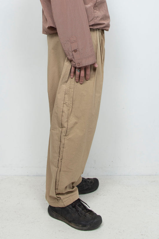 3tuck Big Balloon Pants Beige