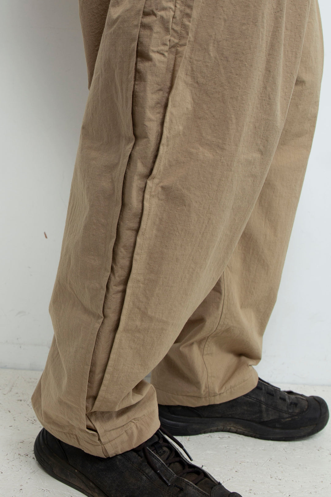 3tuck Big Balloon Pants Beige