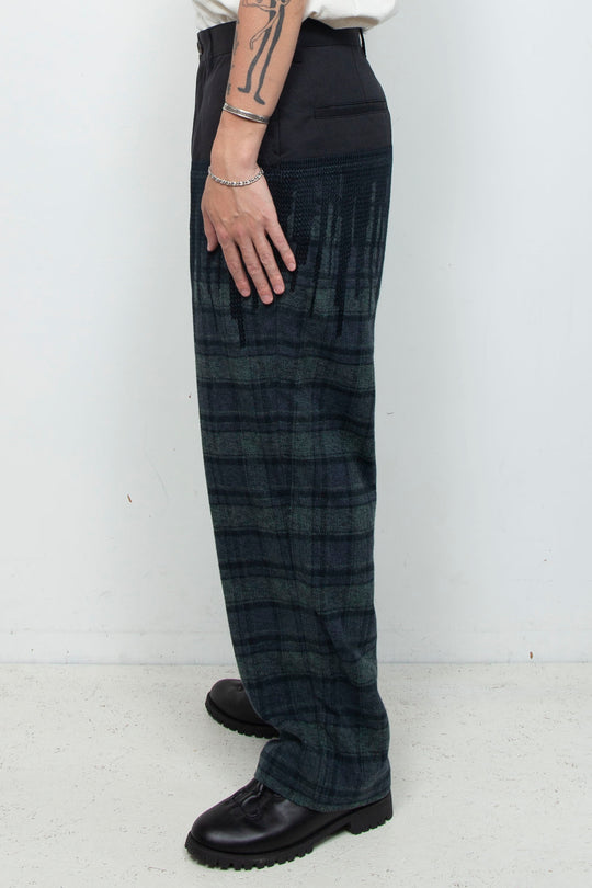 "ANAHEIM" Boundaries Embroidered Hunter Trousers NAVY