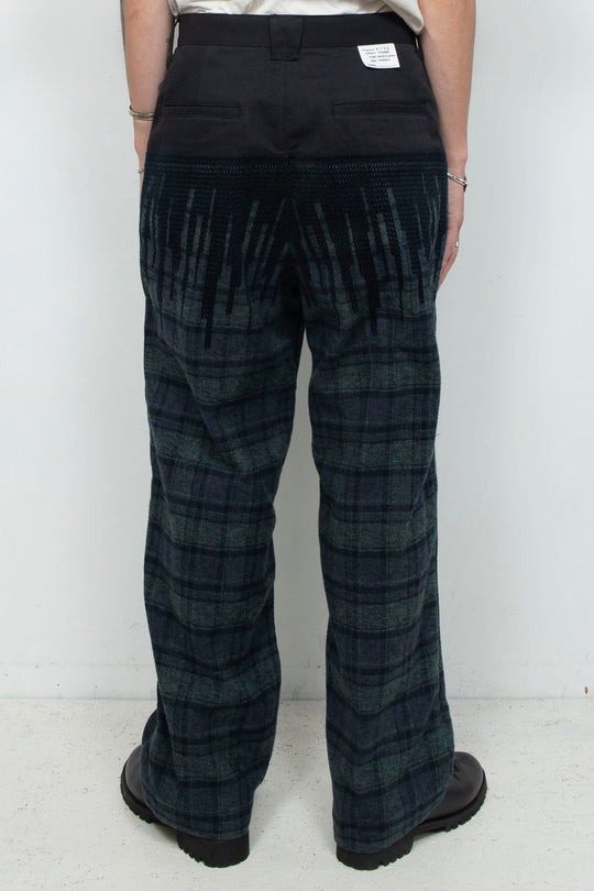 "ANAHEIM" Boundaries Embroidered Hunter Trousers NAVY