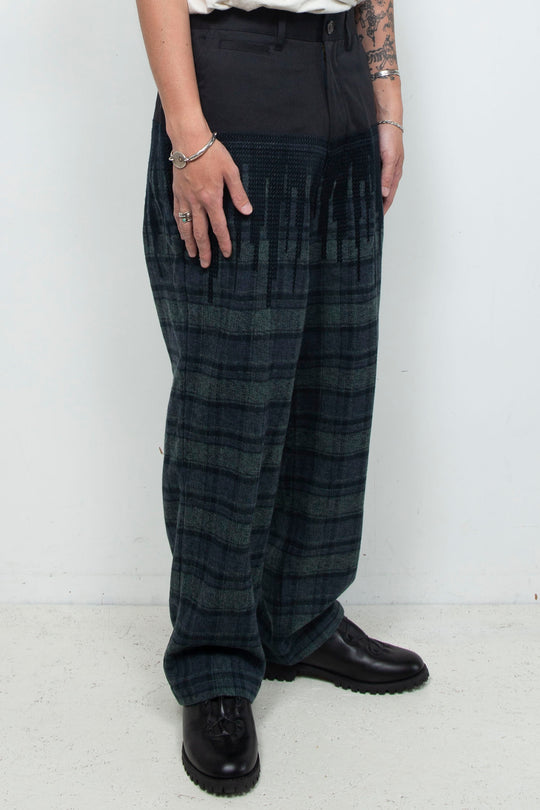 "ANAHEIM" Boundaries Embroidered Hunter Trousers NAVY