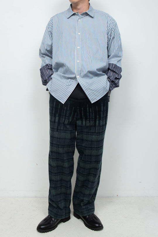 "ANAHEIM" Boundaries Embroidered Hunter Trousers NAVY