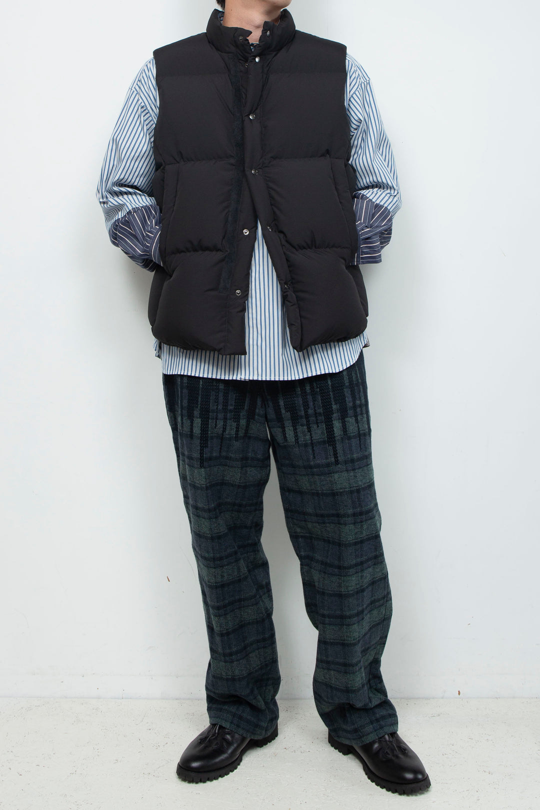 "ANAHEIM" Boundaries Embroidered Hunter Trousers NAVY