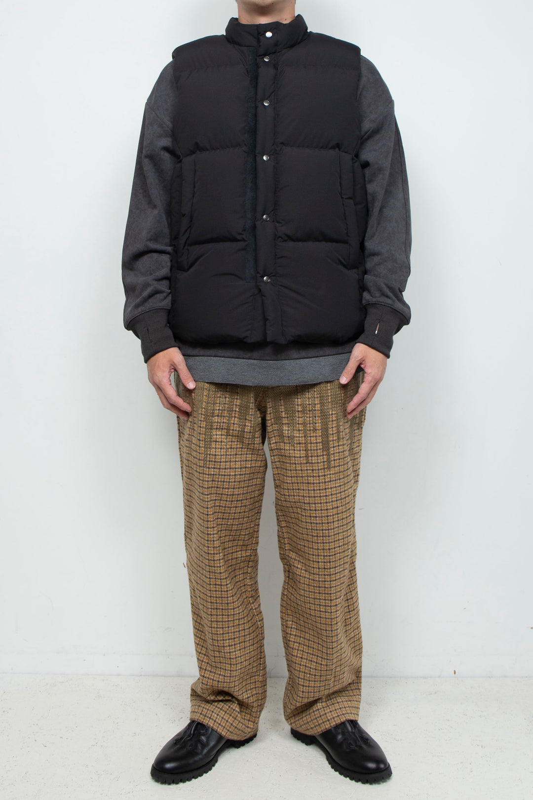 "SPRINGFIELD" Water-repellent Down Vest Black