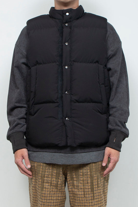 "SPRINGFIELD" Water-repellent Down Vest Black