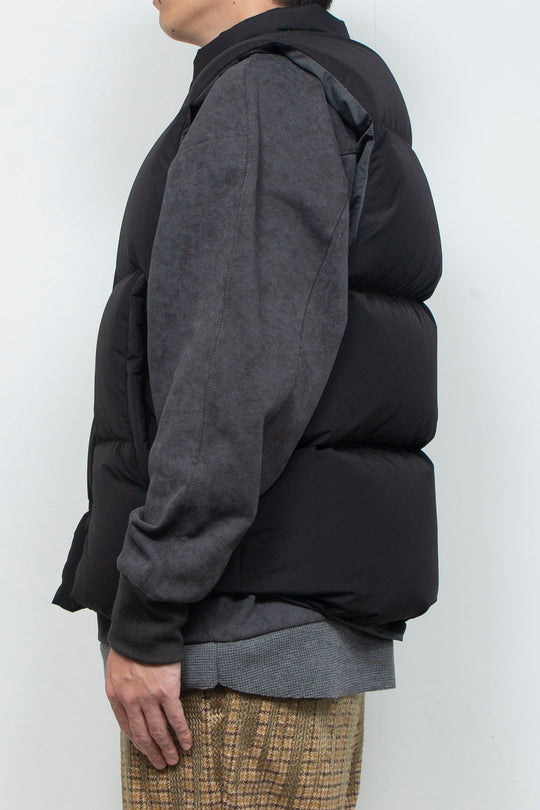 "SPRINGFIELD" Water-repellent Down Vest Black