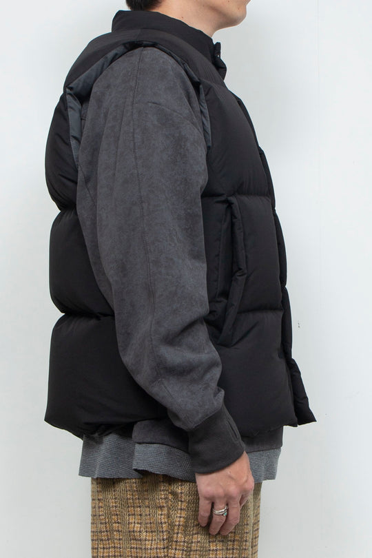 "SPRINGFIELD" Water-repellent Down Vest Black
