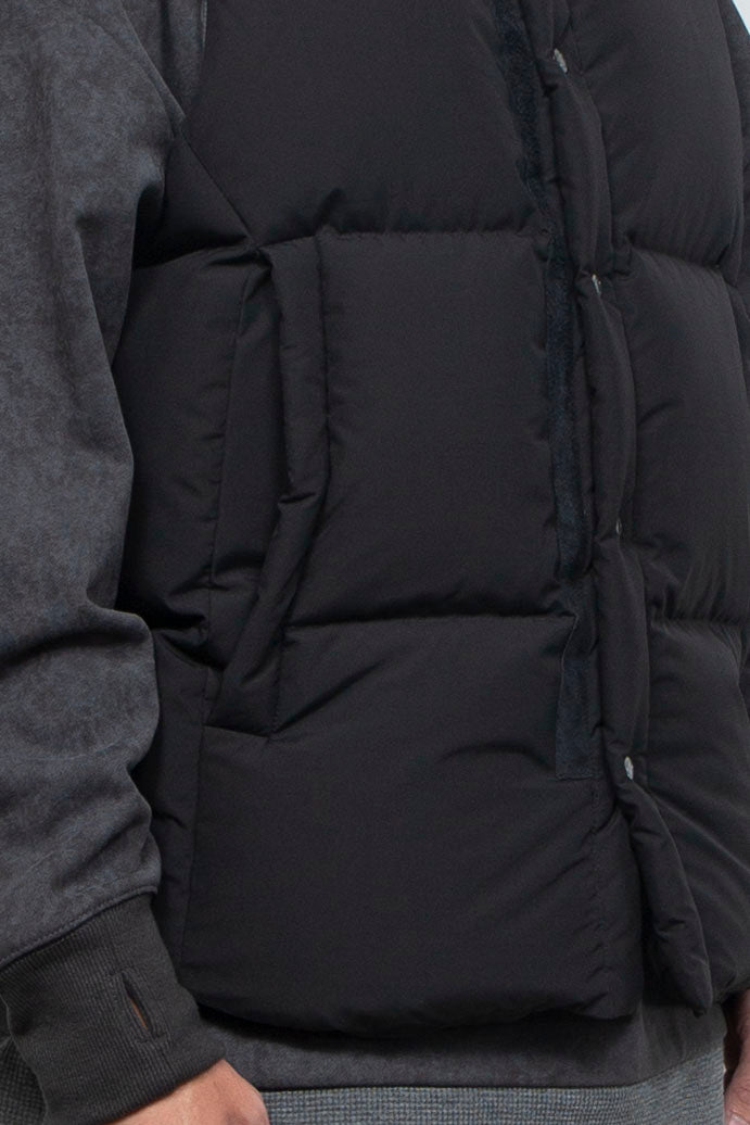 "SPRINGFIELD" Water-repellent Down Vest Black