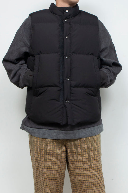 "SPRINGFIELD" Water-repellent Down Vest Black