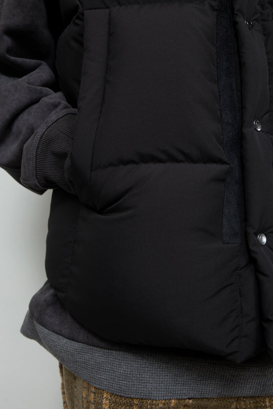 "SPRINGFIELD" Water-repellent Down Vest Black