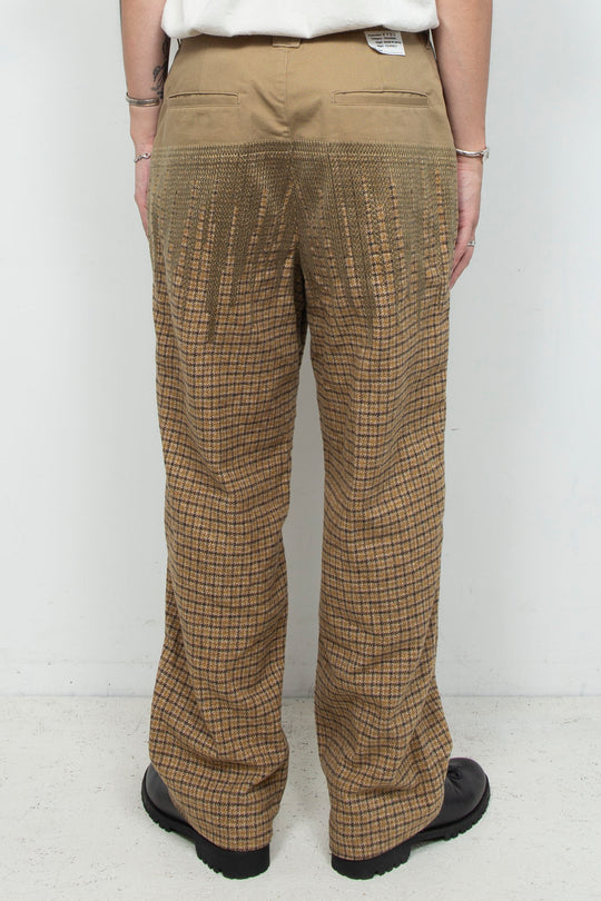 "ANAHEIM" Boundaries Embroidered Hunter Trousers BEIGE
