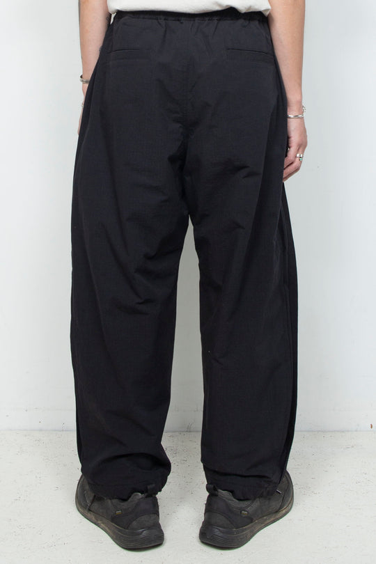 3tuck Big Balloon Pants Black