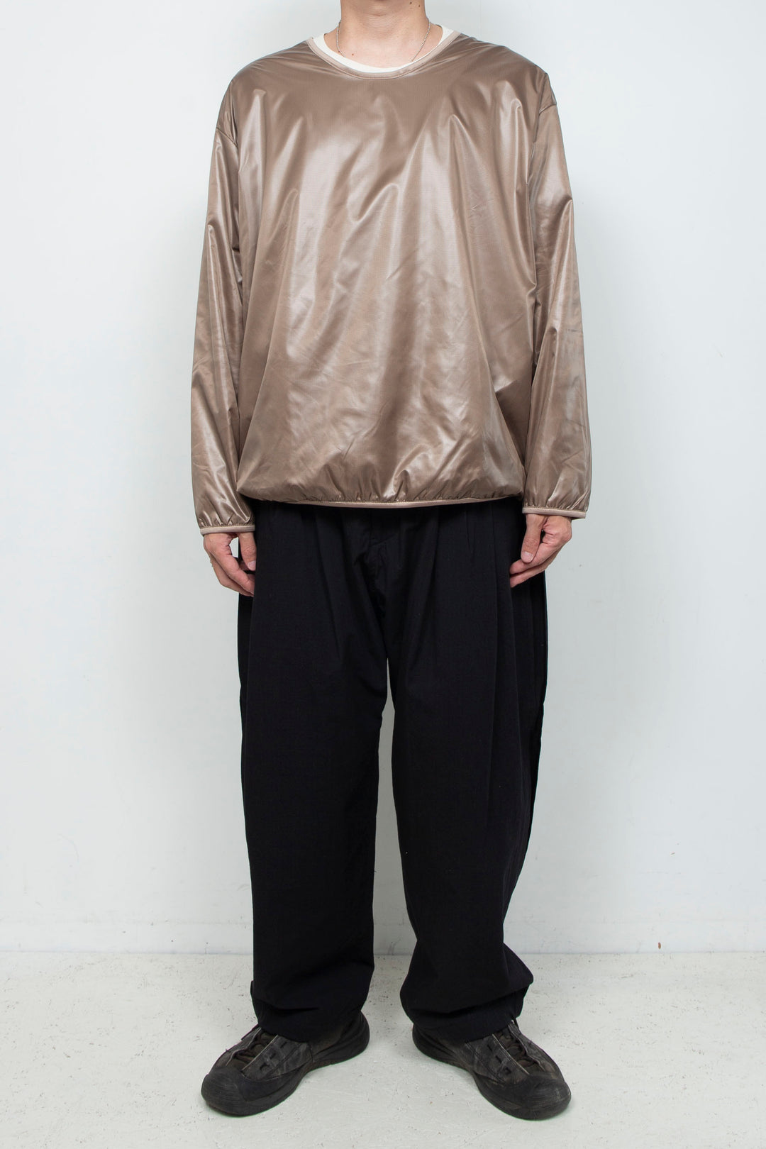 3tuck Big Balloon Pants Black