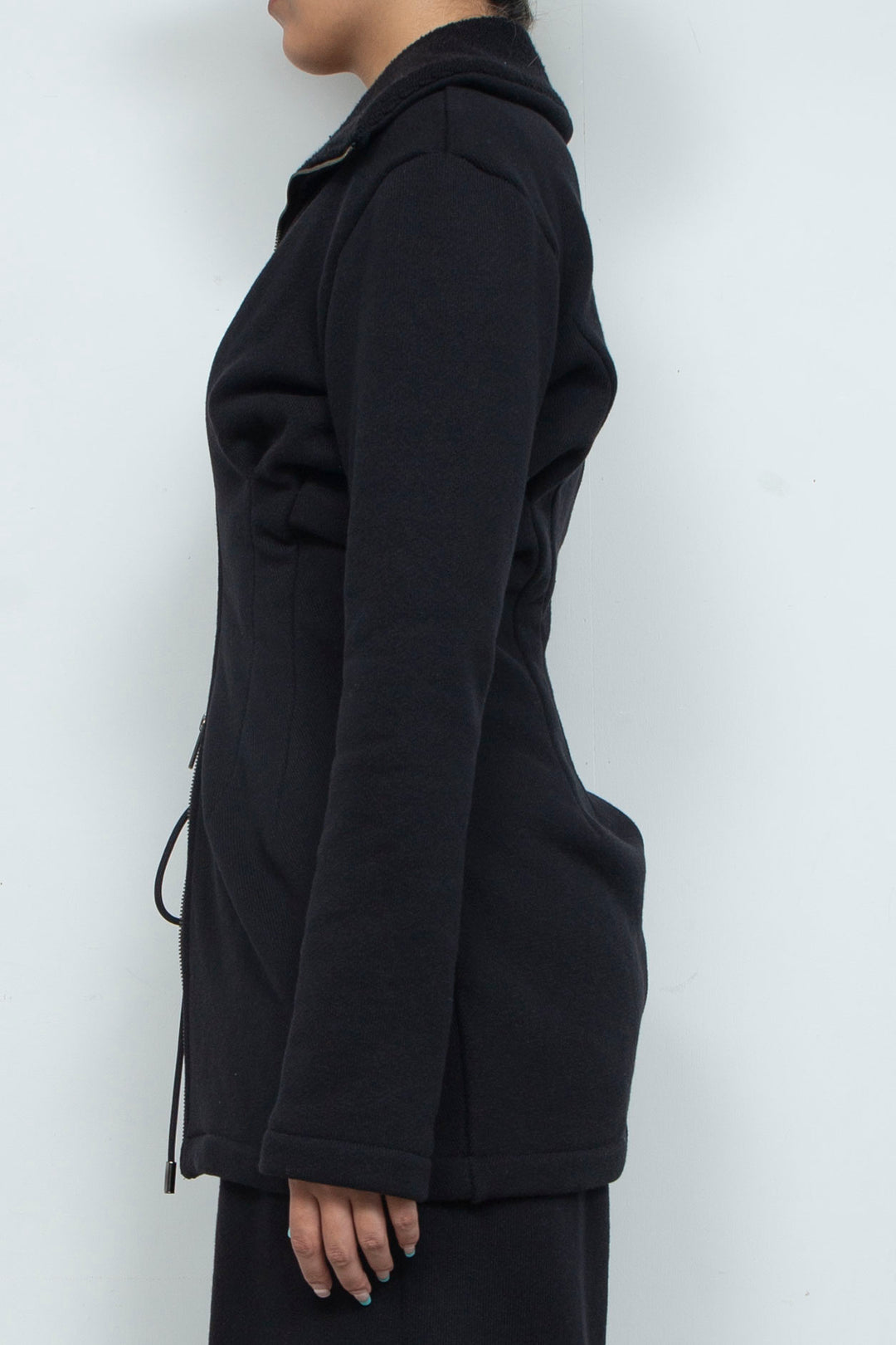 RIB CAGE KNIT TOP [DEFAULT] BLACK