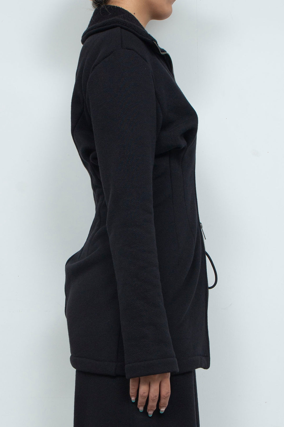 RIB CAGE KNIT TOP [DEFAULT] BLACK