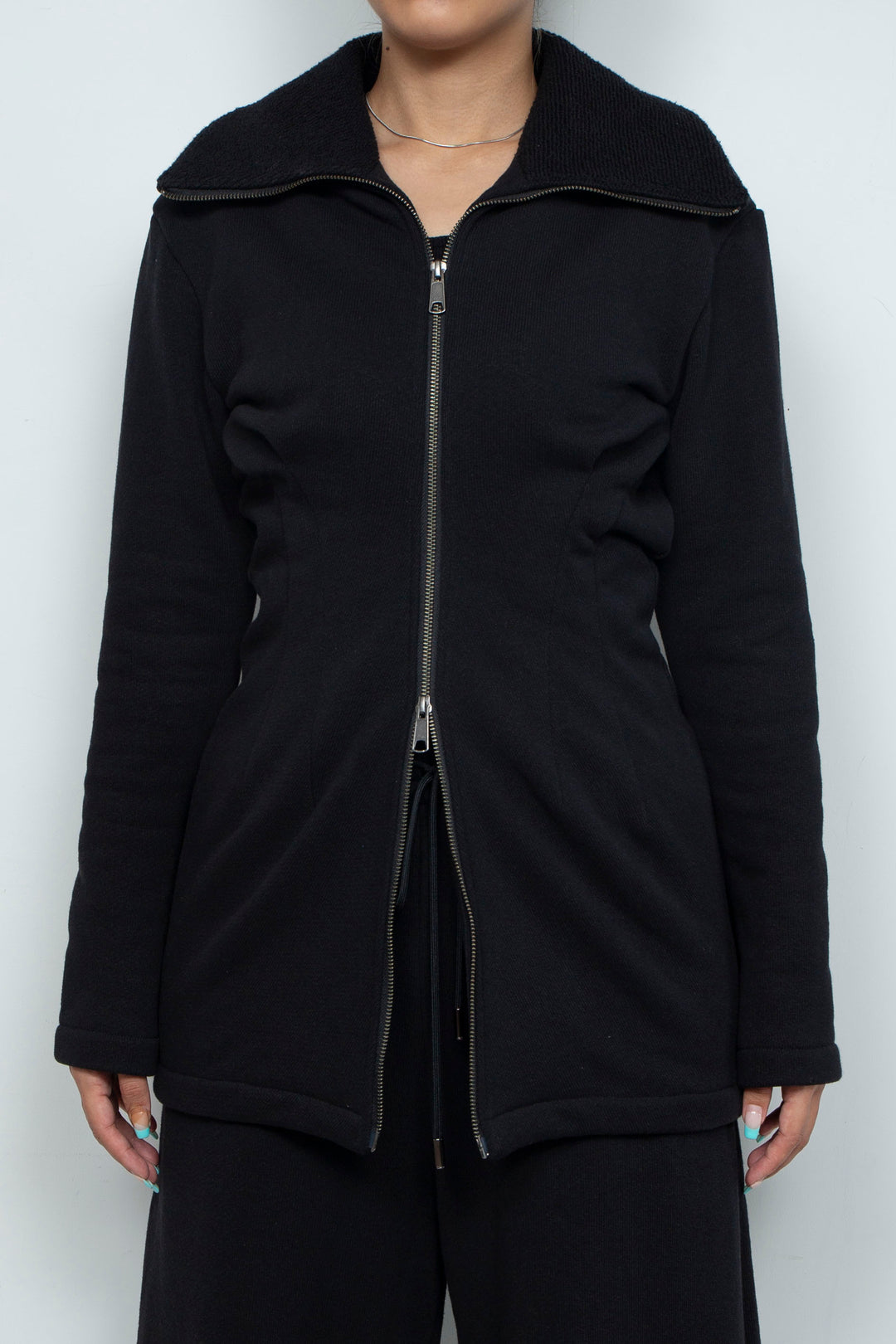 RIB CAGE KNIT TOP [DEFAULT] BLACK