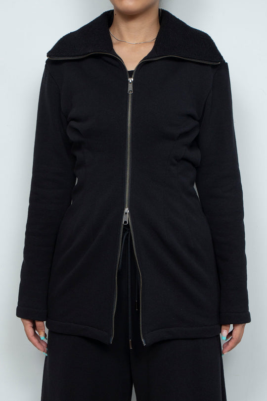 RIB CAGE KNIT TOP [DEFAULT] BLACK