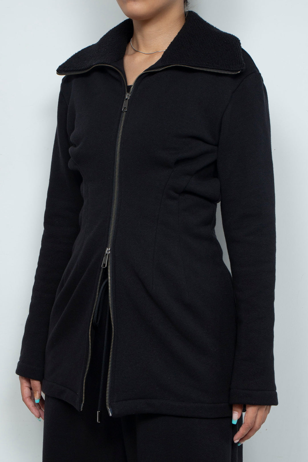 RIB CAGE KNIT TOP [DEFAULT] BLACK