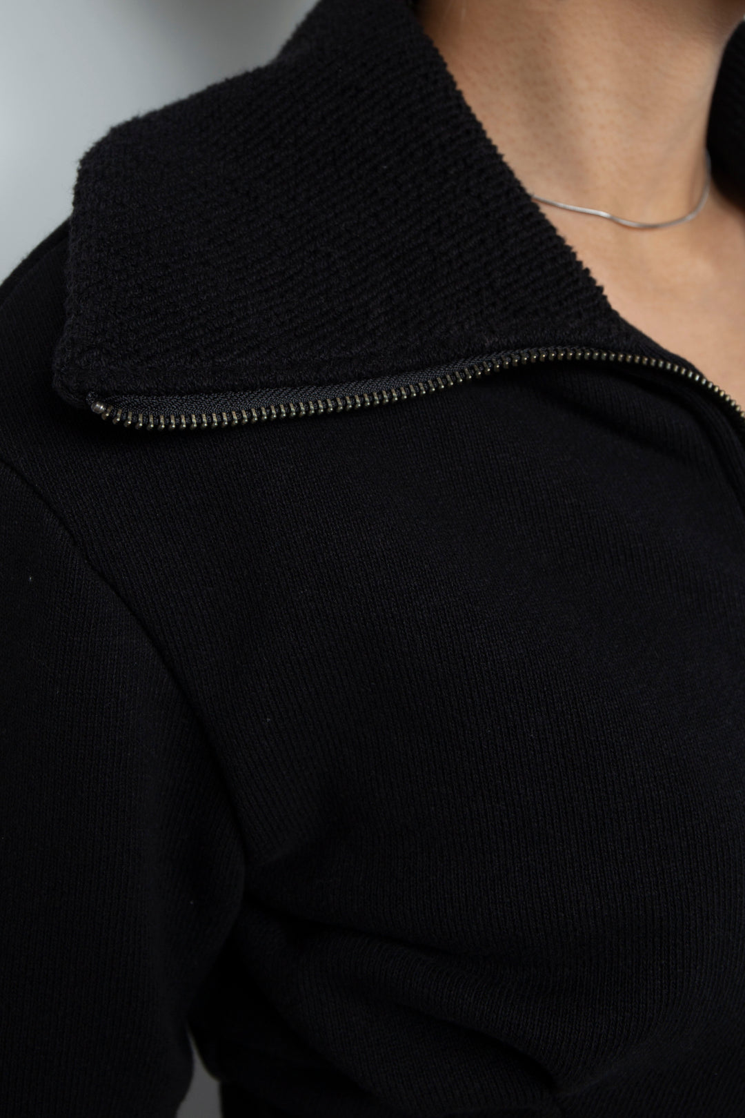 RIB CAGE KNIT TOP [DEFAULT] BLACK