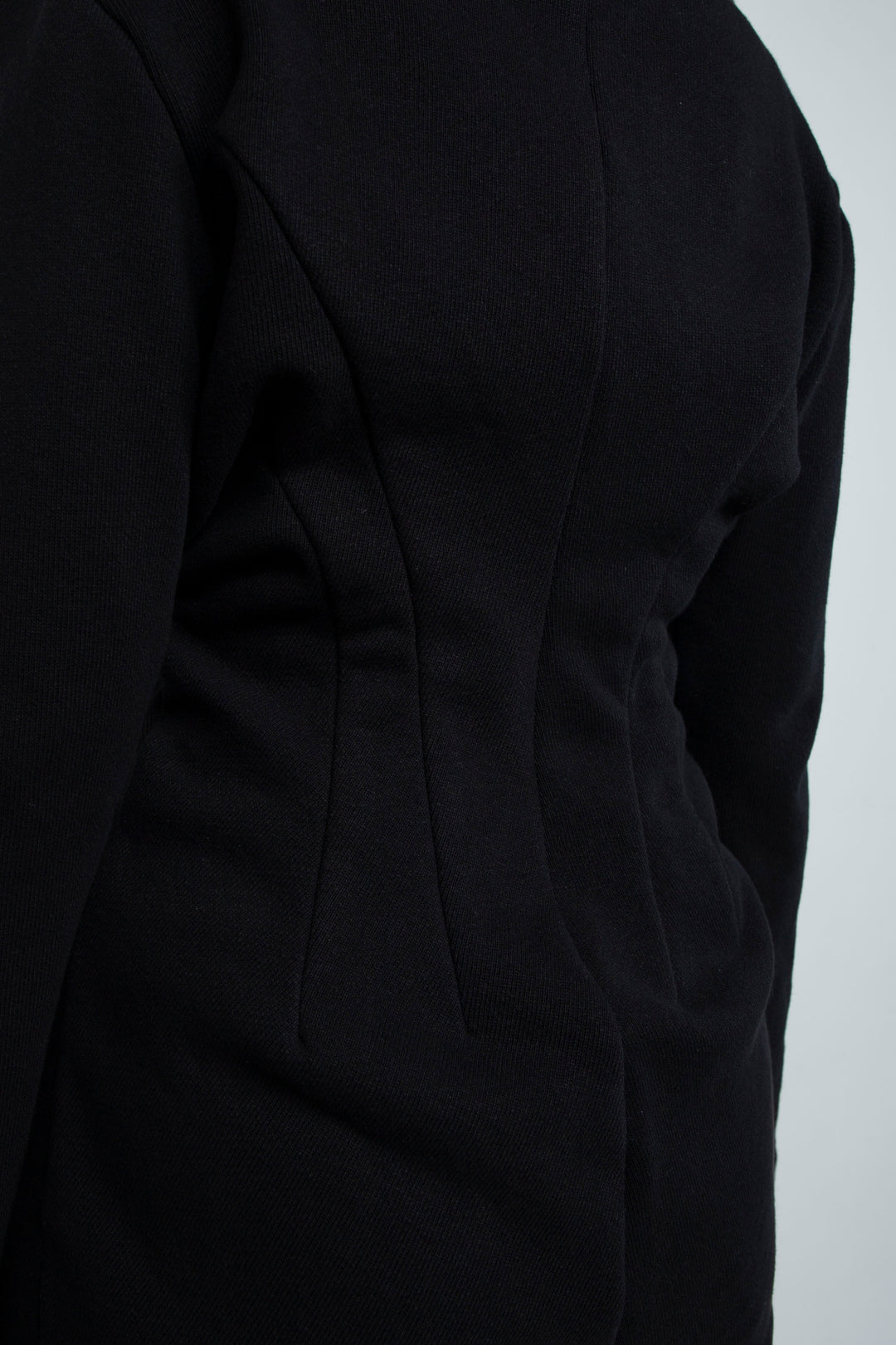 RIB CAGE KNIT TOP [DEFAULT] BLACK