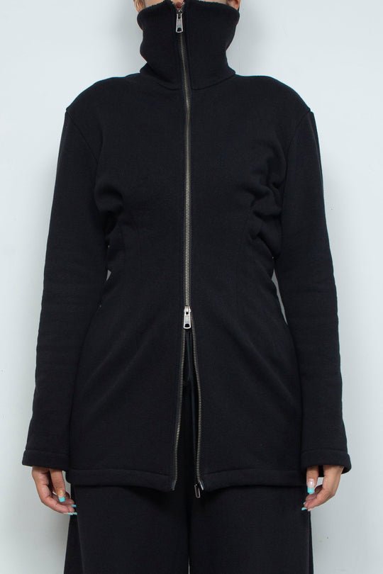 RIB CAGE KNIT TOP [DEFAULT] BLACK