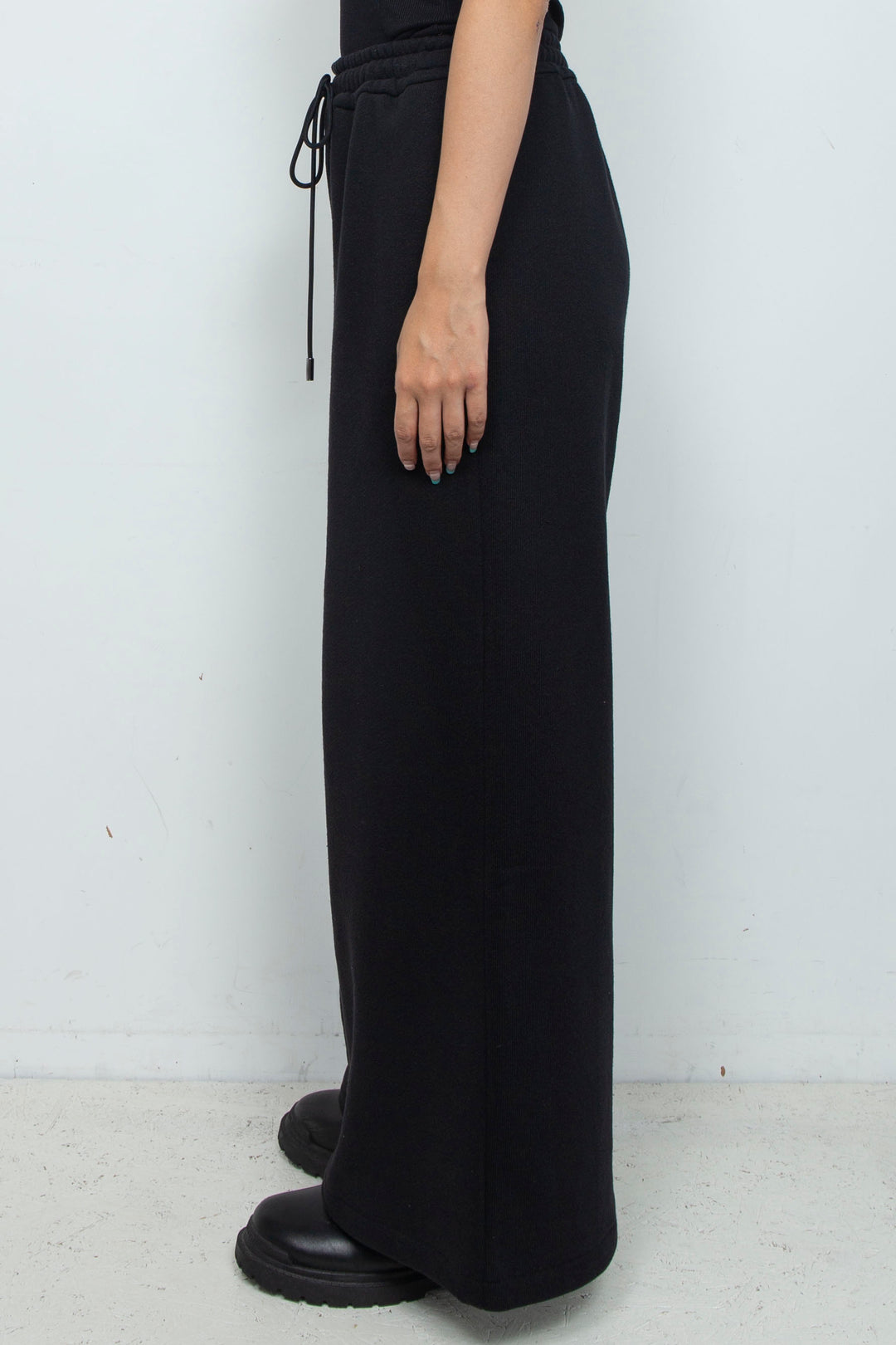 DRAWSTRING KNIT PANTS [DEFAULT] BLACK