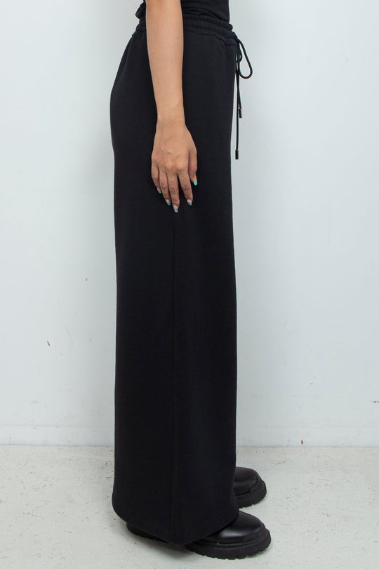 DRAWSTRING KNIT PANTS [DEFAULT] BLACK