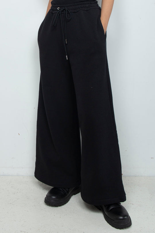 DRAWSTRING KNIT PANTS [DEFAULT] BLACK
