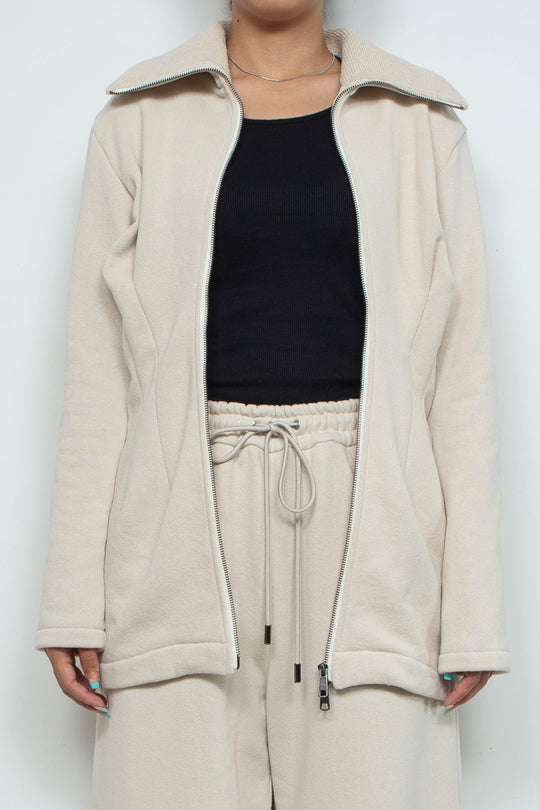 RIB CAGE KNIT TOP [DEFAULT] WHITE
