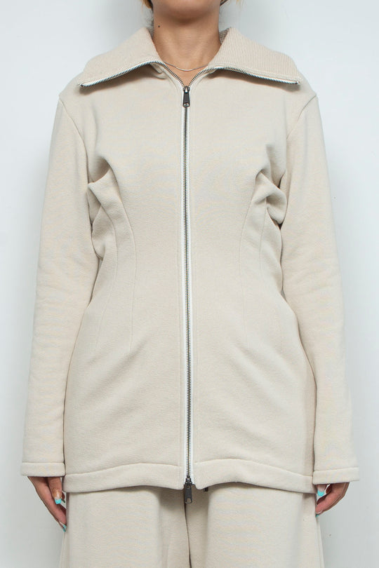 RIB CAGE KNIT TOP [DEFAULT] WHITE