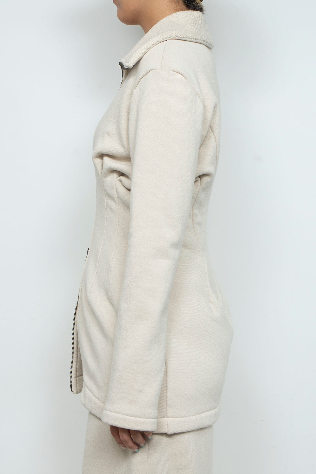 RIB CAGE KNIT TOP [DEFAULT] WHITE