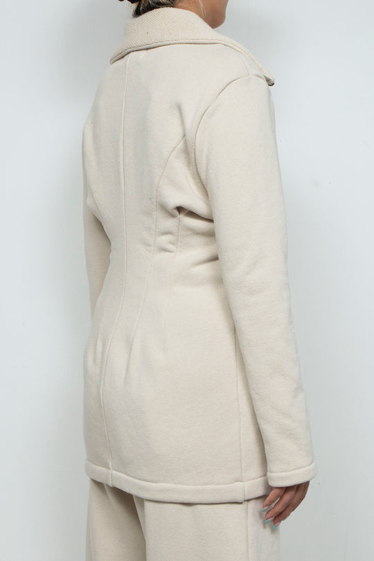 RIB CAGE KNIT TOP [DEFAULT] WHITE