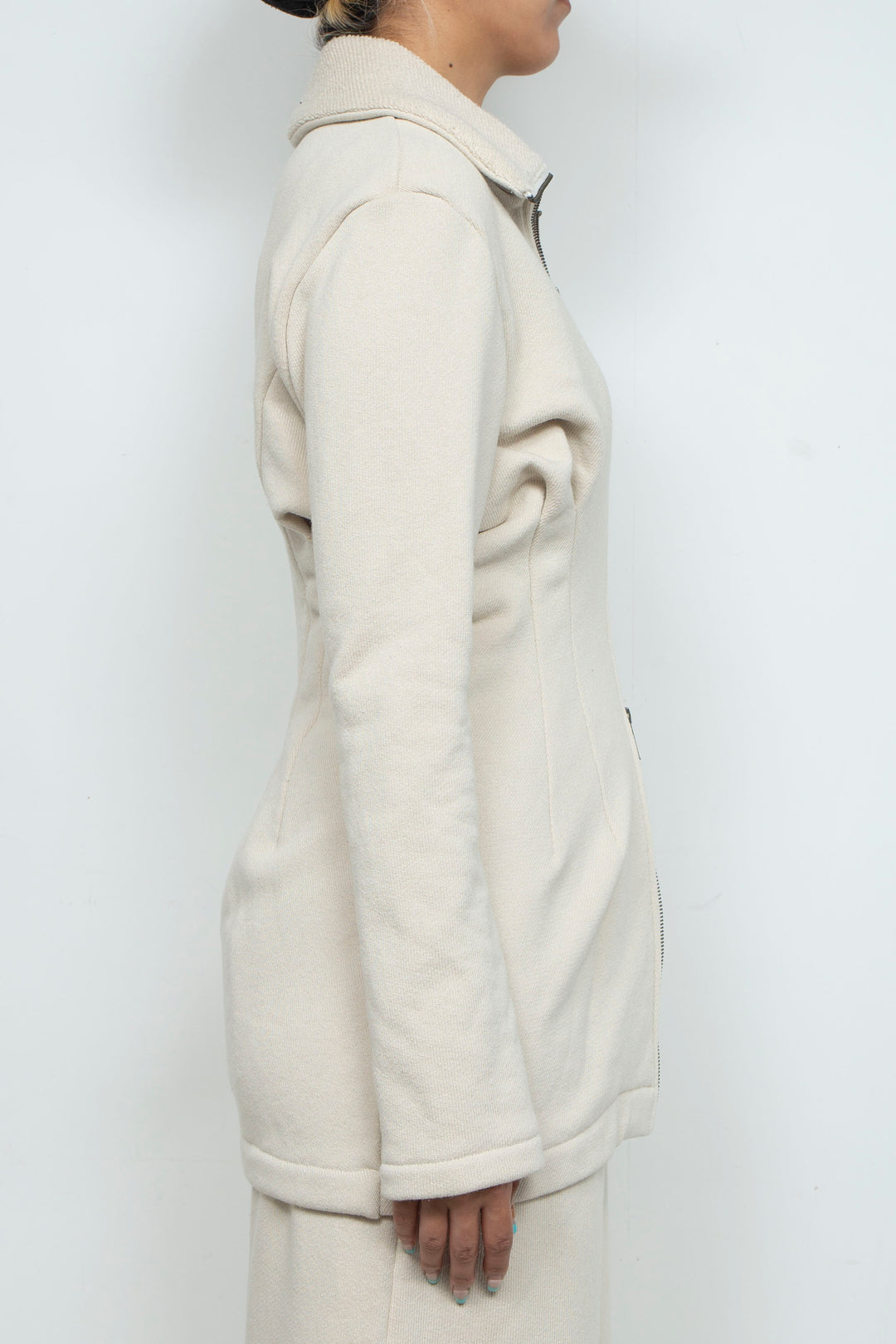 RIB CAGE KNIT TOP [DEFAULT] WHITE