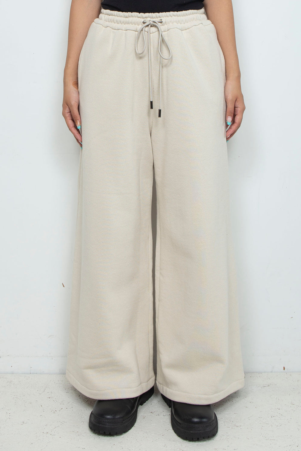 DRAWSTRING KNIT PANTS [DEFAULT] WHITE