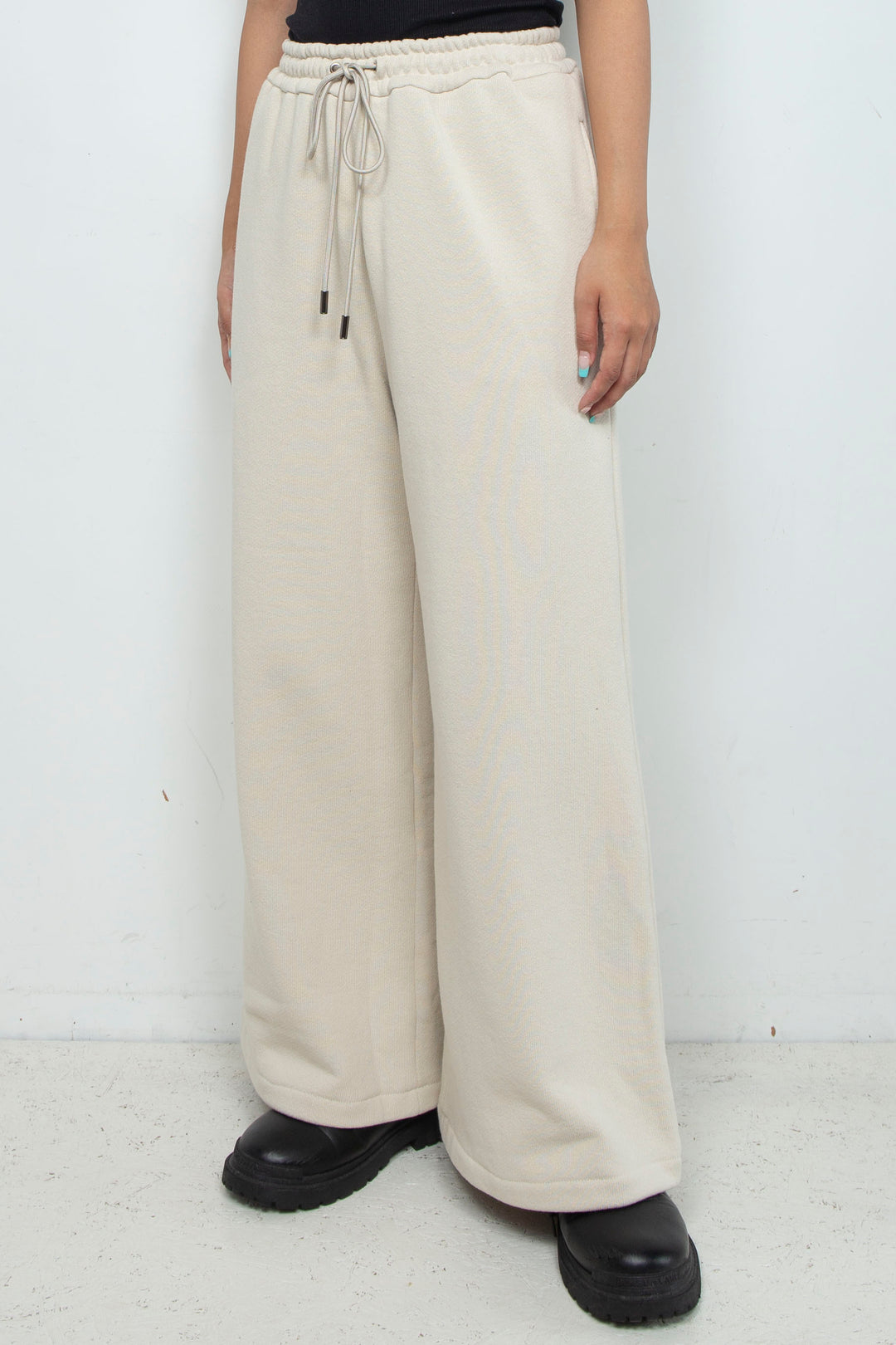 DRAWSTRING KNIT PANTS [DEFAULT] WHITE