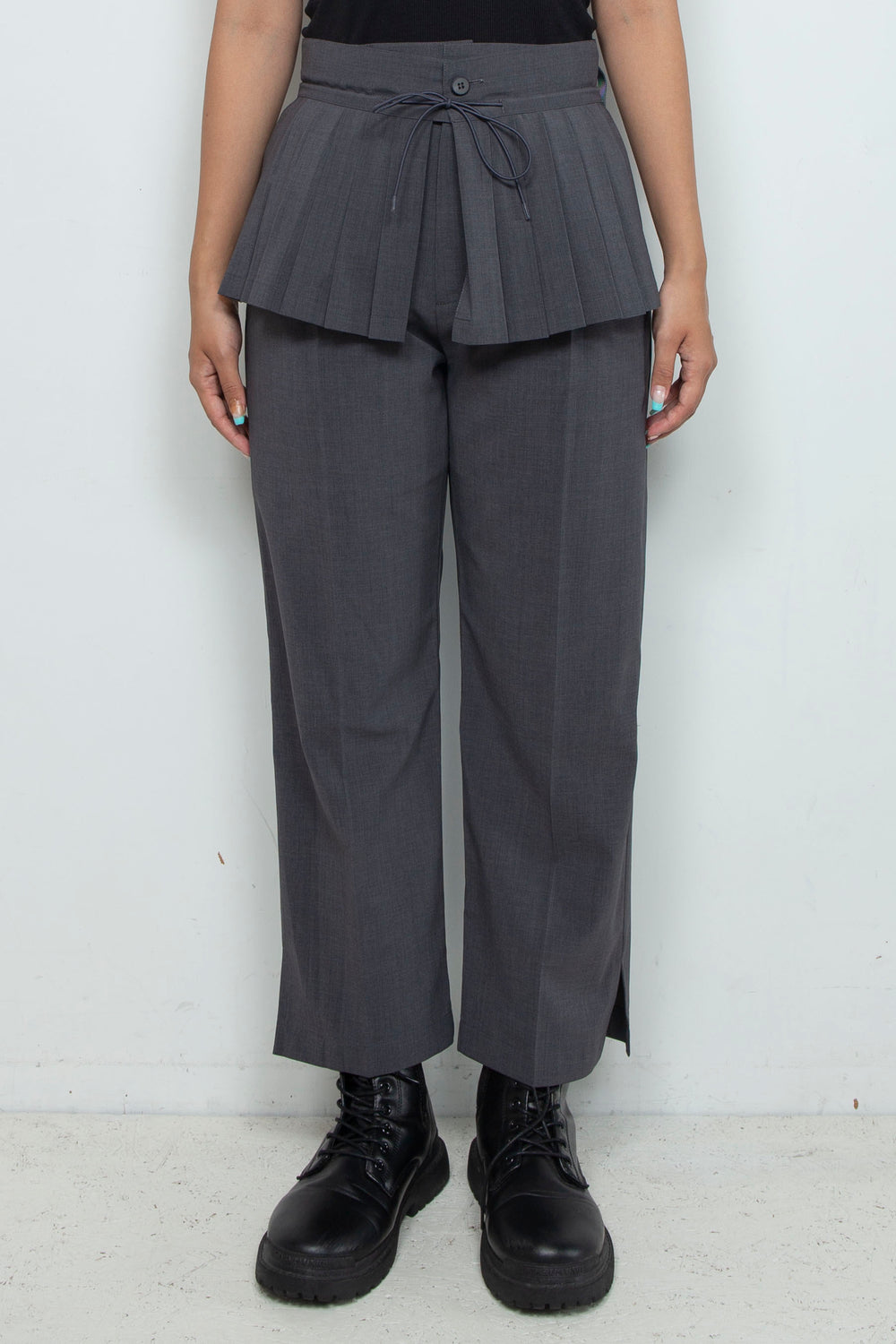 260202 PANTS CHARCOAL GRAY