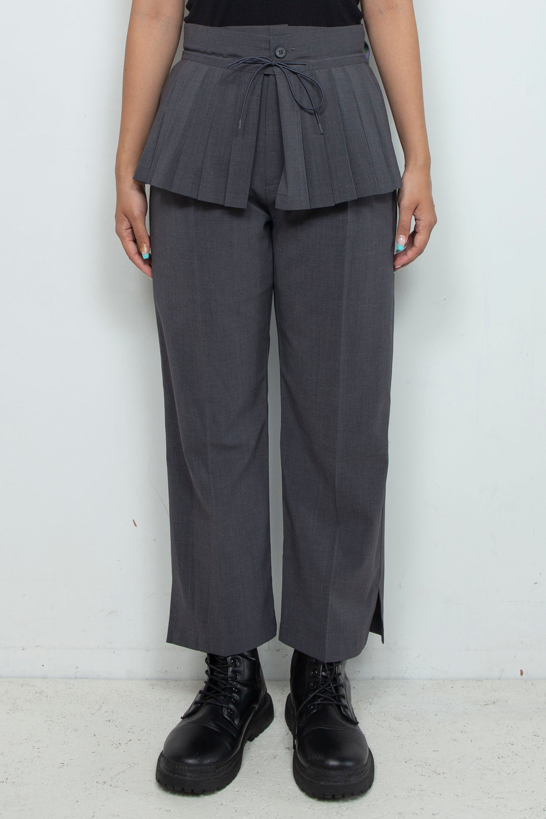 260202 PANTS CHARCOAL GRAY