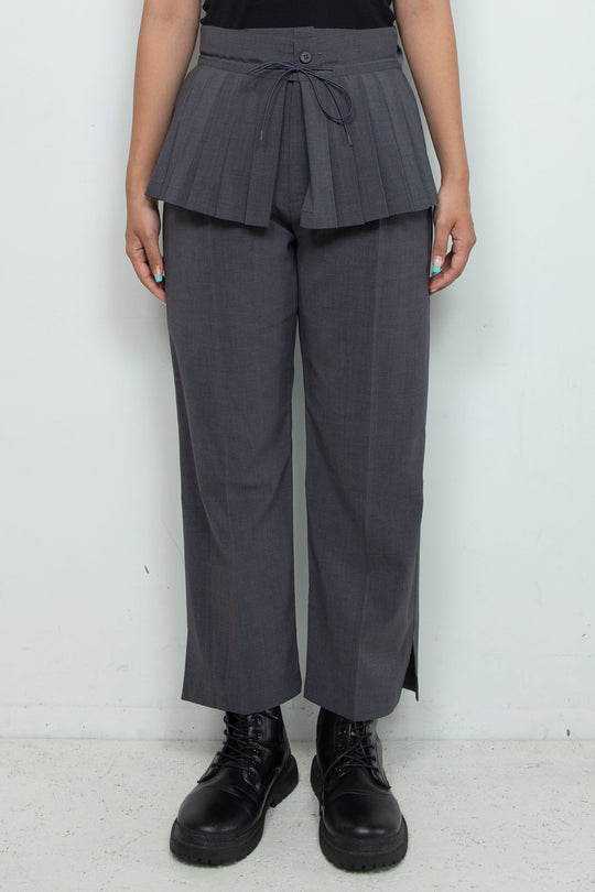 260202 PANTS CHARCOAL GRAY