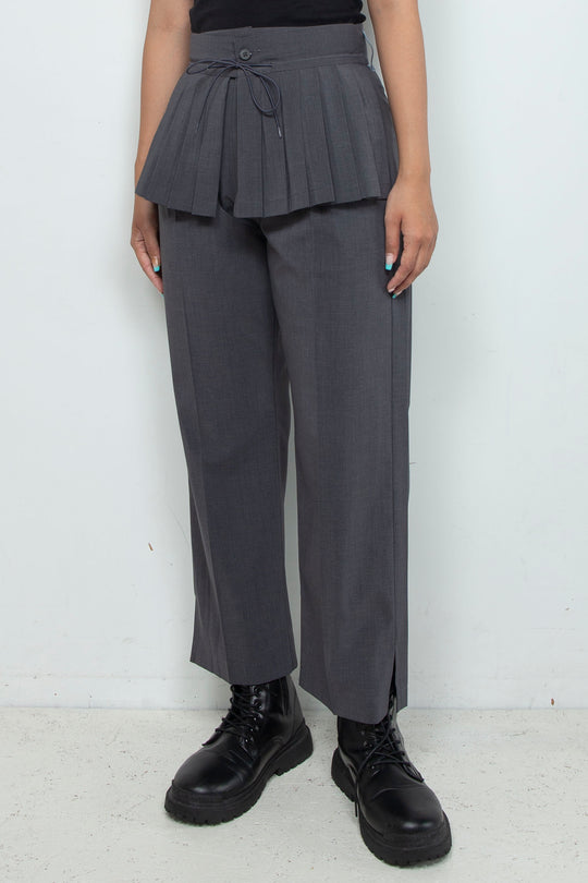 260202 PANTS CHARCOAL GRAY