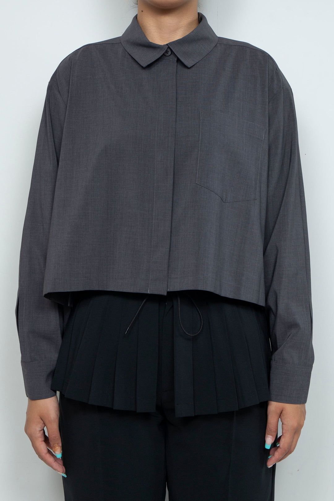 260201 SHIRT CHARCOAL GRAY