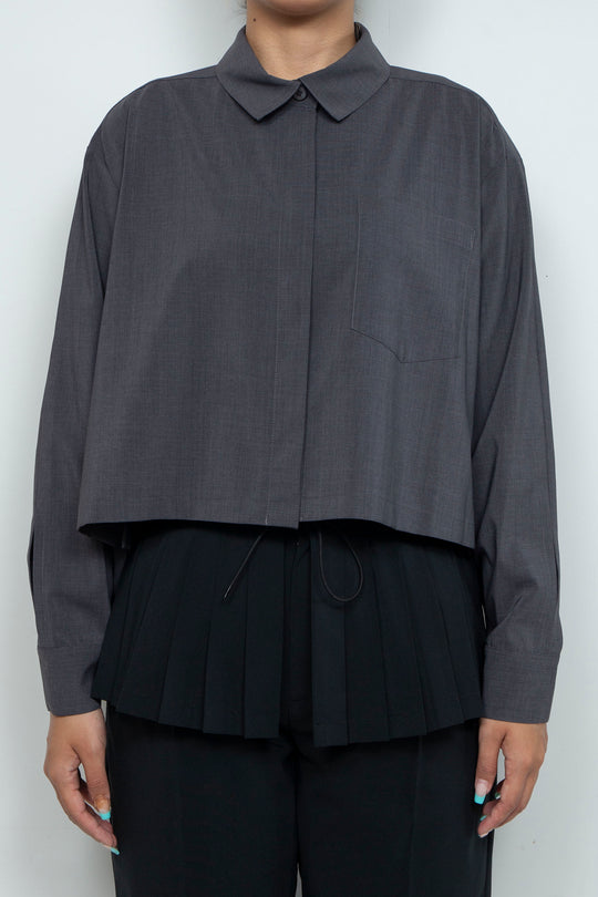 260201 SHIRT CHARCOAL GRAY